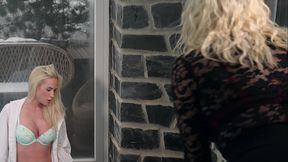 Pool Repair Men Take Turns DP&rsquo_ing Sexy Blonde step Mother &amp_ Daughter GP2235