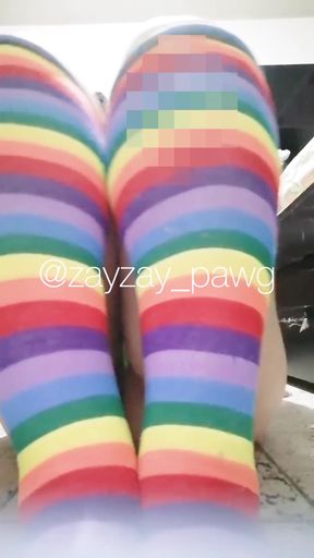 Bootylicious Latina shows off her curvy, thick ASS in a GROUP setting