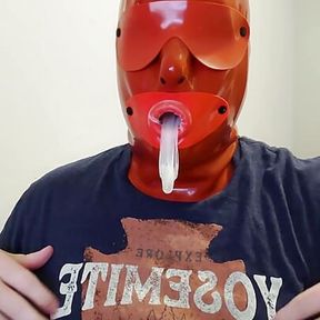 Swallowing 5 Loads in Latex Hood