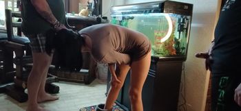 Jerking off on My Stepsis While She Fucks Her Dildo