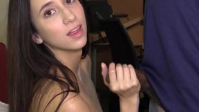 Belle Knox BBC hand job