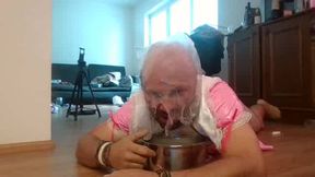 PervertedRoman40 tortures himself with shortness of breath and water