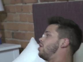 Buff hunk assfucking bottom after blowjob