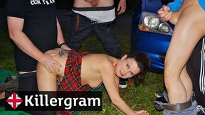 Killergram featuring amateur's multiple cumshots action