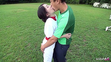 Asian Cricket Girl seduce to uncensored JAV Outdoor Fuck by her Coach in Japan