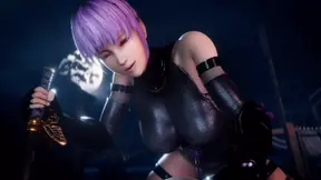 Ayane Riding By The Moonlight