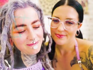 Inked Angel Gets Hard Anal, ATM in 3some