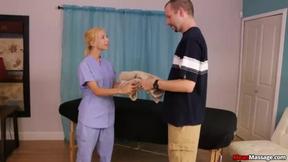 ”Blonde Teen Delivers Erotic Rough Finish”