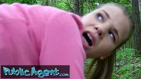 ”Introverted University Teen Fucks for Cash Outdoors”