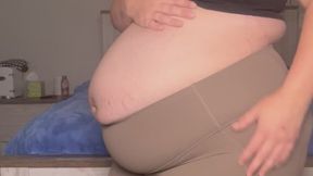 Showing off my pregnant BELLY