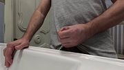 A powerful orgasm in the sink 💦