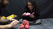 Unboxing the new Meru the succubus of MRLSEXDOLL that my stepsister gave me..