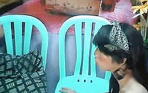 Asian tranny sucking and fucking