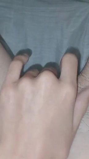 While Our Stepmom Cleans Our Bedroom, We Masturbate Under the Covers