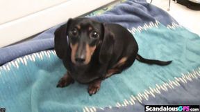 ”Janice preparing things in nude POV closeup”