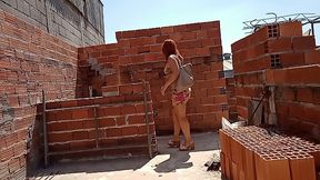 a patroa deu a buceta de novo pro ze da obra