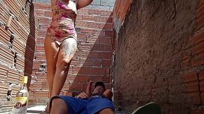 a patroa deu a buceta de novo pro ze da obra