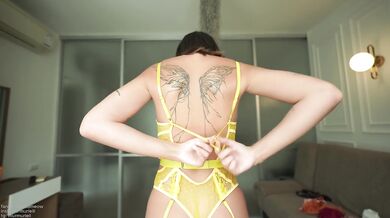 Try on my new panties, bodysuits, fishnet stockings, lace lingerie