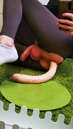 Dobbledildo in Ass