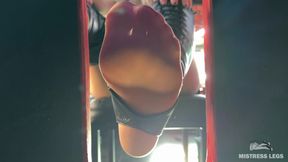 Glory Hole Worship: I Used Your Mouth with My Sweaty Nylon Feet and Wet Ass