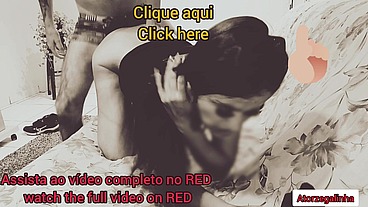 Costureira safada não aguentou ver cliente de pau duro!