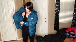 Trying On Down Coats 2