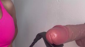 Dildo Slap Loop – Close-Up, Balls Show Sometimes
