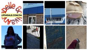 Lakefront ASMRING w Seagulls Thick Thigh Rubs Graffiti Wood Deck and Bigfoot