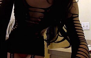 Sexy Asian CD dancing jackoff