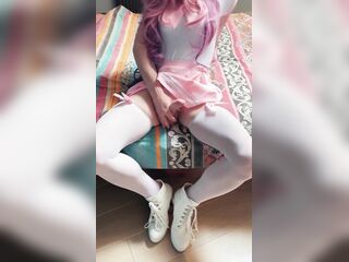 Pink Sissy solo dong play tease
