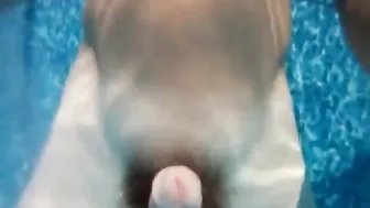 Amateur Twink Underwater Handjob with Massive Squirting