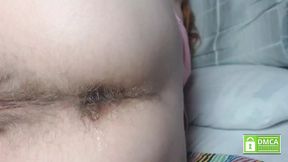 Very Interesting Hairy Toy in My Hairy Ass and a Bit of Hairy Ass Silent Farting in the End