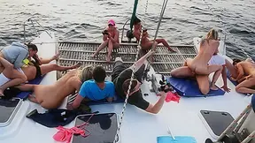 Summer Ride! Friends Fucking on a Yacht Living their Best Life at SummerSinner