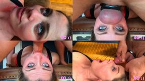 Super Sticky Cum In My Eyes After Deepthroat 4K
