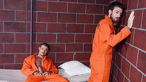Bareback Jailhouse Bang with Horny Sebastian Young