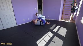 private jiu jitsu lessons turn into fuck session