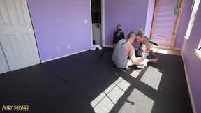 private jiu jitsu lessons turn into fuck session