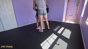 private jiu jitsu lessons turn into fuck session