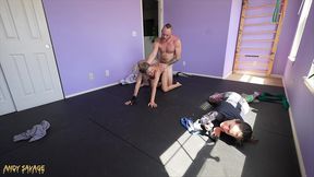 private jiu jitsu lessons turn into fuck session