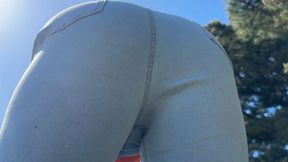 MILF goddess dominates with her tight jeans