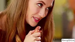 Horny Redhead Teen 18+ Sucks On - Mindi Mink And Samantha Hayes