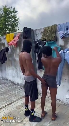 Outside Compound Anal Sex with Sassypussyy