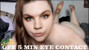 GFE 5 Minute Eye Contact Challenge