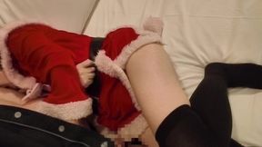 スケベなサンタコスで気持ちよくしてあげる そんな体位されると奥まで届いちゃう...そのまま中に出されたら... 個人撮影 フェラ クンニ 中出し オーガズム