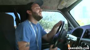 BANGBROS - Asian Pornstar Asa Akira Rides the Bang Bus!