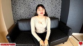 Cute amateur Japanese girl starting porn job. Hot Asian talks about her sex life. Shiori 1-1 OSAKAPORN
