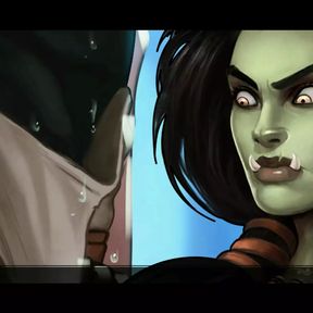 What a Legend #121 - Sexy She-orc - by Misskitty2k