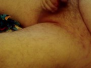 Staring at my thighs and crotch from the side while I masturbate
