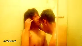 Hot Water Blowjob In The Bathroom