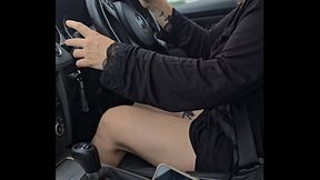 I reached for the gear stick but grabbed his fuck stick instead.